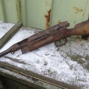 Authentic MP Beretta Relic – WWII Italian Submachine Gun Fragment
