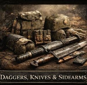 Daggers, Knives & Sidearms