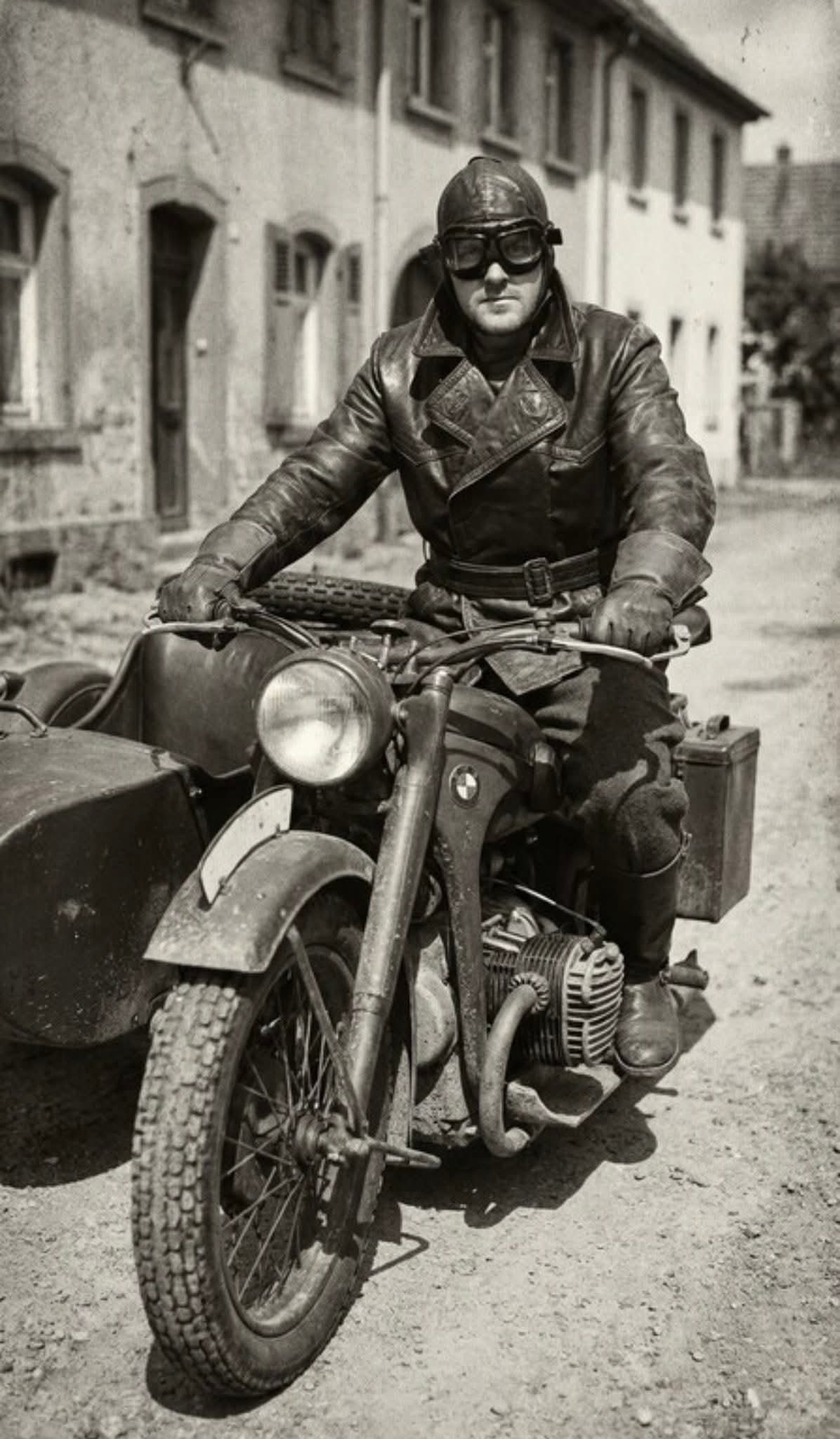 Original German Kraftfahrer leather motoring set from the 1930s–1940s - Image 8