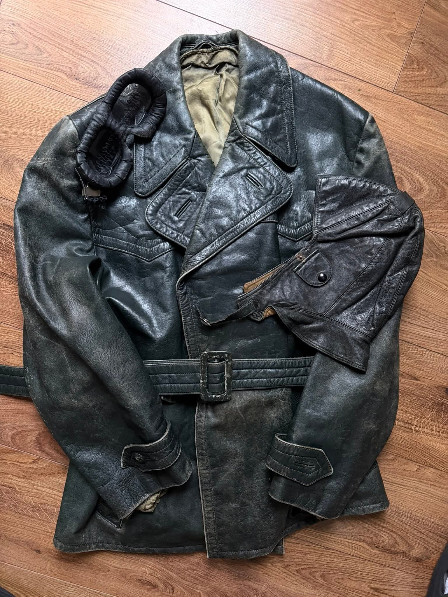 Original German Kraftfahrer leather motoring set from the 1930s–1940s - Image 2